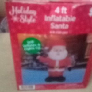4ft Inflatable Santa